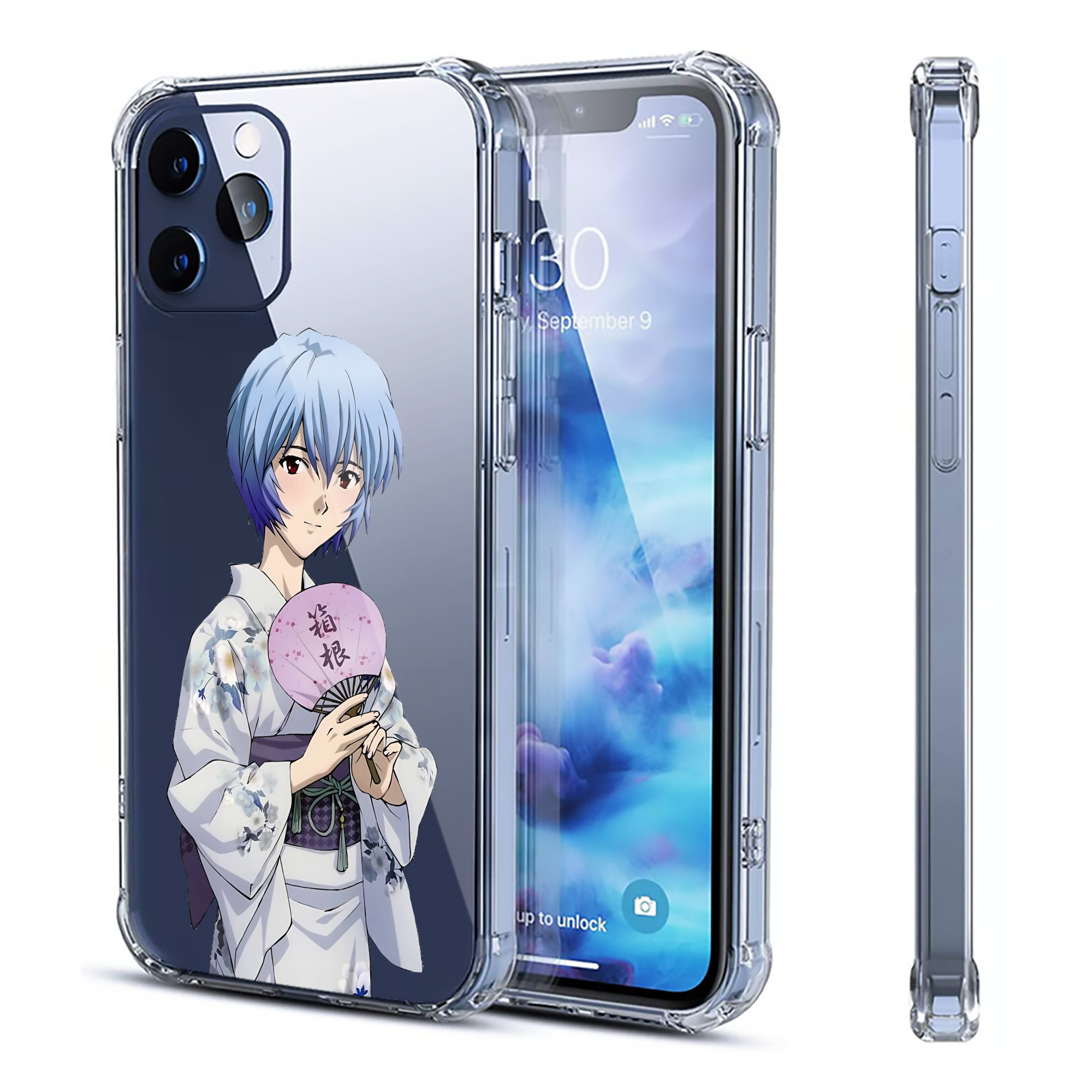 （画像用） EVA 新世紀エヴァンゲリオン 【iPhone 12シリーズ対応】透明スマホケース（クリアソフトケース）